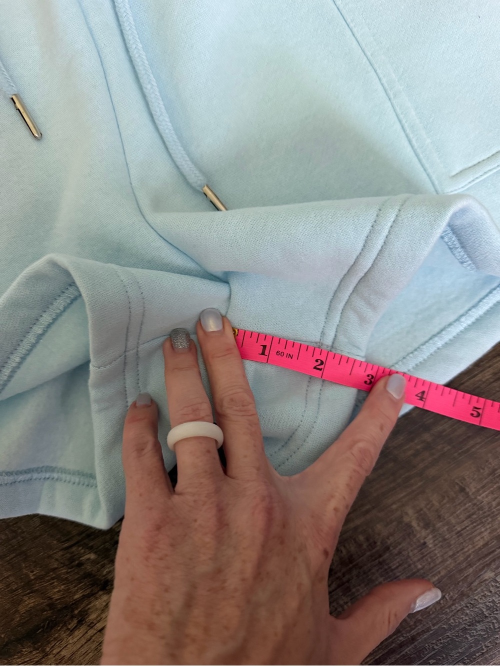 Wilo The Label Pale Blue Women's Lounge Shorts - Picture 6 of 6
